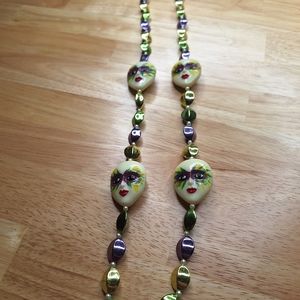 Mardi Gras necklace